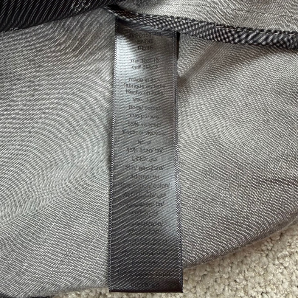 John Varvatos Mens 38R (48 EU) Gray Linen Viscose 3-Button Blazer Sport Coat - Picture 9 of 11